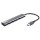 Hub Halyx - 4 porte - da USB-C a USB-A 3.2 Gen1 - alluminio - grigio - Trust