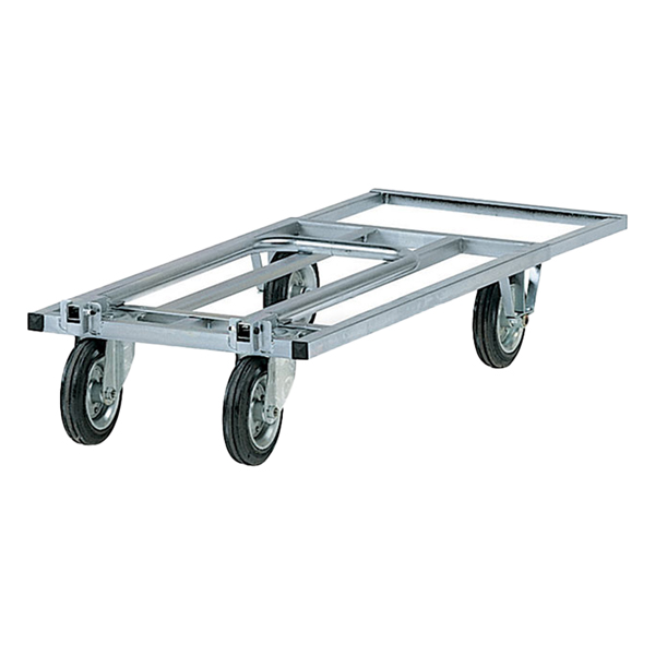 Carrello da lavoro - con manici pieghevoli - 250 kg - zincato - Tecnotelai Carrello da lavoro - con manici pieghevoli - 250 kg - zincato - Tecnotelai