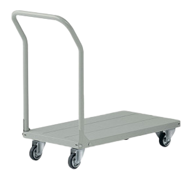 Carrello da lavoro - con manici smontabili e pianale - 150 kg - grigio - Tecnotelai Carrello da lavoro - con manici smontabili e pianale - 150 kg - grigio - Tecnotelai