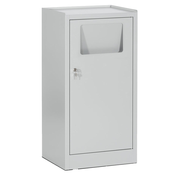 Armadietto portabiancheria - con sacco - 50 x 40 x 100 cm - grigio - Tecnotelai Armadietto portabiancheria - con sacco - 50 x 40 x 100 cm - grigio - Tecnotelai