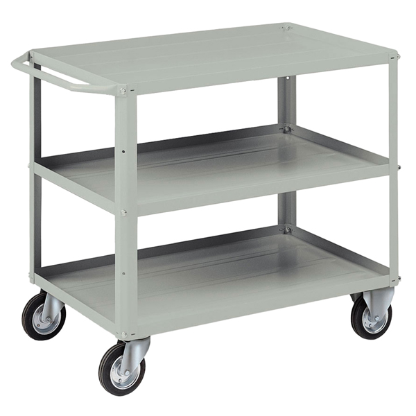 Carrello da lavoro - 3 vasche da 93 x 600 cm - 104 x 60 x 86,5 cm - grigio - Tecnotelai Carrello da lavoro - 3 vasche da 93 x 600 cm - 104 x 60 x 86,5 cm - grigio - Tecnotelai