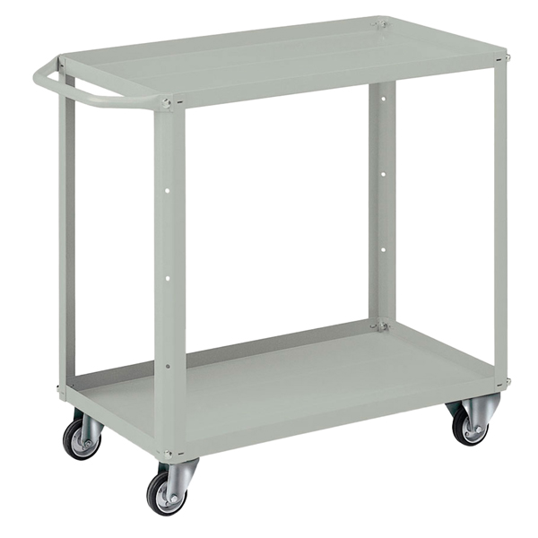 Carrello da lavoro - 2 vasche da 80 x 45 cm - 91 x 45 x 81 cm - grigio - Tecnotelai Carrello da lavoro - 2 vasche da 80 x 45 cm - 91 x 45 x 81 cm - grigio - Tecnotelai