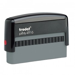 Timbro Original Printy 4916 - personalizzabile - 70 x 100 mm - 3 righe - autoinchiostrante - Trodat