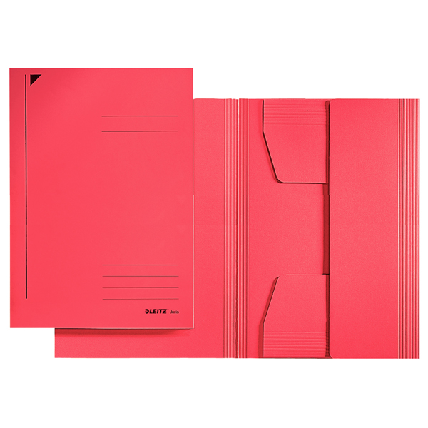 Cartellina 3 lembi - 430 gr - 24,3 x 34 cm - rosso - Leitz Cartellina 3 lembi - 430 gr - 24,3 x 34 cm - rosso - Leitz
