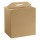 Scatola panettone + bottiglia - 28 x 20 x 35 cm - cartone liscio - avana - Scotton