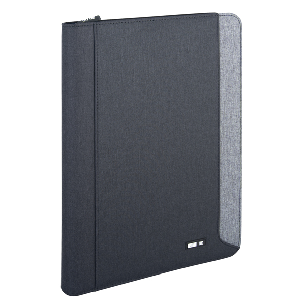 Portablocco Dual - tessuto - nero/grigio - A4 - City Time Portablocco Dual - tessuto - nero/grigio - A4 - City Time