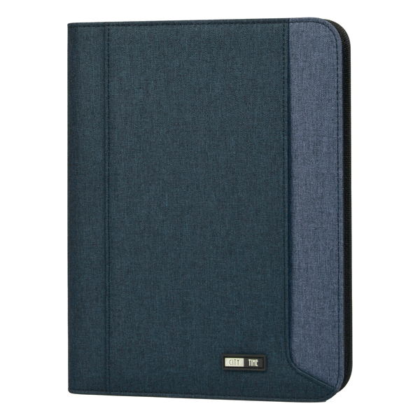 Portablocco Dual - tessuto - grigio scuro/grigio - A4 - City Time Portablocco Dual - tessuto - grigio scuro/grigio - A4 - City Time
