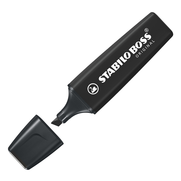 Marcatore Stabilo Boss Original - tratto 2 - 5 mm - nero - Stabilo Marcatore Stabilo Boss Original - tratto 2 - 5 mm - nero - Stabilo
