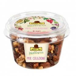 Mix colazione - frutta secca e disidratata - in bicchiere - 125 gr - Mister Nut