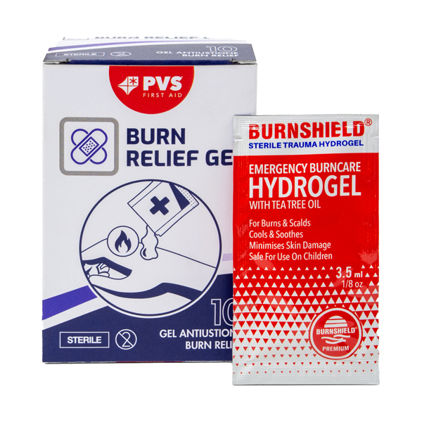 Bustina gel sterile Burnshield - per ustioni - 3,5 gr - PVS - astuccio 10 pezzi Bustina gel sterile Burnshield - per ustioni - 3,5 gr - PVS - astuccio 10 pezzi
