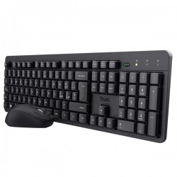 Set tastiera + mouse wireless ultrasilenzioso TKM-360 - Trust