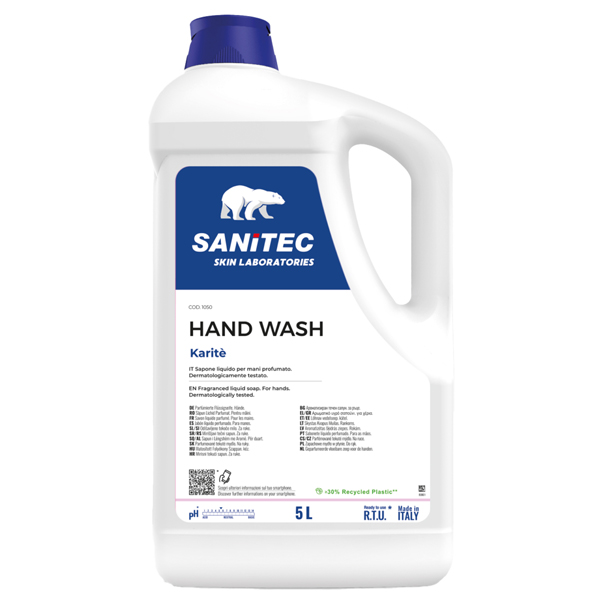 Sapone liquido Hand Wash - 5 L - karité - Sanitec