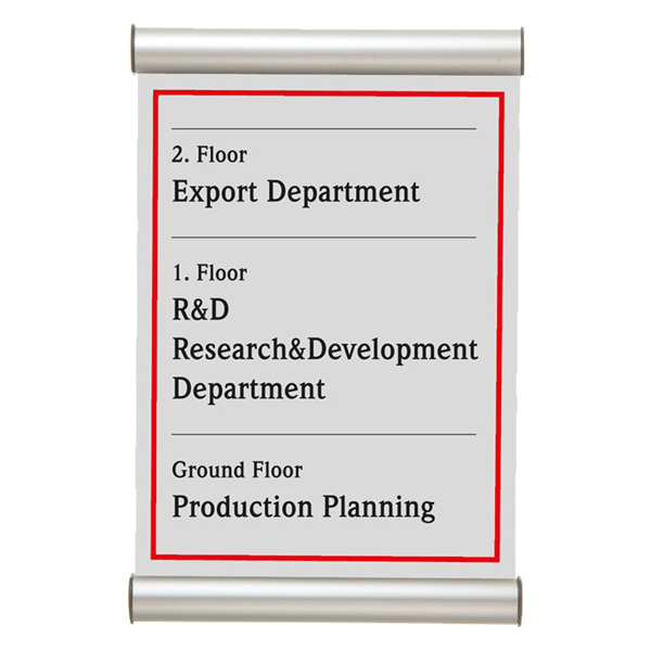 Porta targa appendibile Door Sign - A4 - 21 x 30 cm - Tecnostyl Porta targa appendibile Door Sign - A4 - 21 x 30 cm - Tecnostyl
