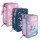 Astuccio 3 zip Candy collection - 19,5 x 7,5 x 12,9 cm - tessuto - fantasie assortite - Giotto