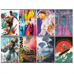 Maxiquaderno  Ragazzo - A4 - 1 rigo - c/margine - 42 fogli - 80 gr - Pigna