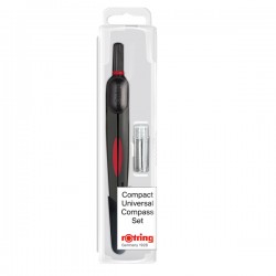 Compasso universale compatto - diametro max cerchio 320mm - Rotring