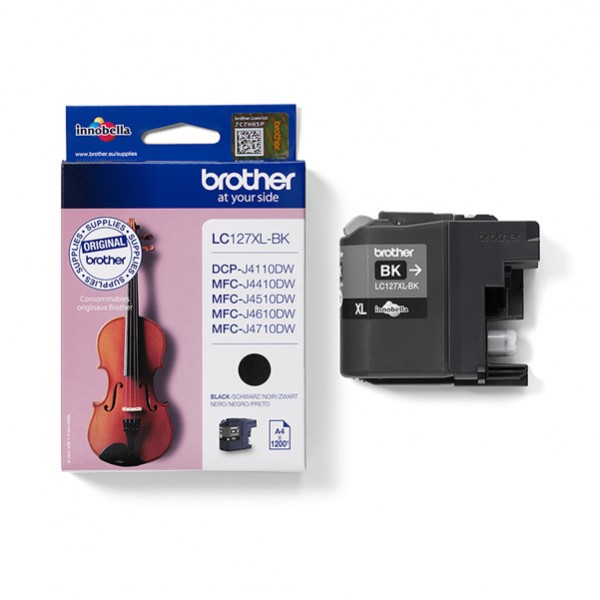 Brother - Cartuccia - Nero - LC127XLBK - 1200 pag Brother - Cartuccia - Nero - LC127XLBK - 1200 pag
