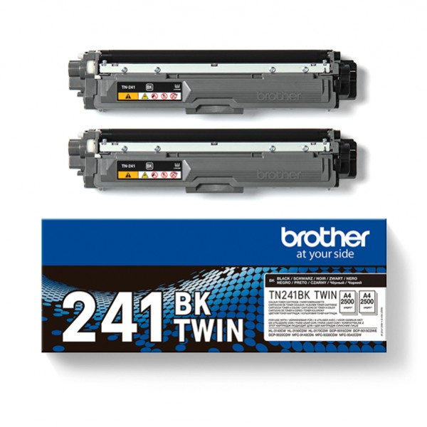 Brother - Bundle di 2 Toner - Nero - TN241BKTWIN - 2.500 pag Brother - Bundle di 2 Toner - Nero - TN241BKTWIN - 2.500 pag