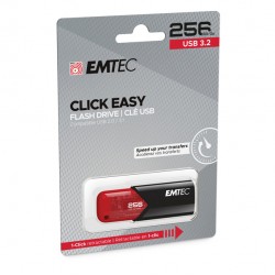Emtec - Memoria USB B110 USB 3.2 Click&Easy - rosso - ECMMD256GB113 - 256 GB