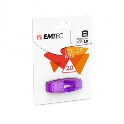 Emtec - Memoria Usb 2.0 - viola - ECMMD8GC410 - 8GB