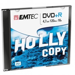 Emtec - DVD+R - registrabile - ECOVPR471016SL - 4,7GB - conf. 10 pz