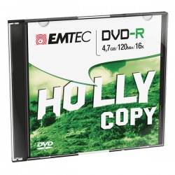 Emtec - DVD-R - registrabile - ECOVR471016SL - 4,7GB - conf. 10 pz