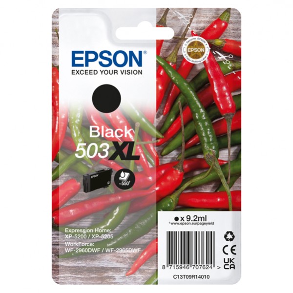 Epson - Cartuccia - Nero - 503XL - C13T09R14010 - 9,2 ml