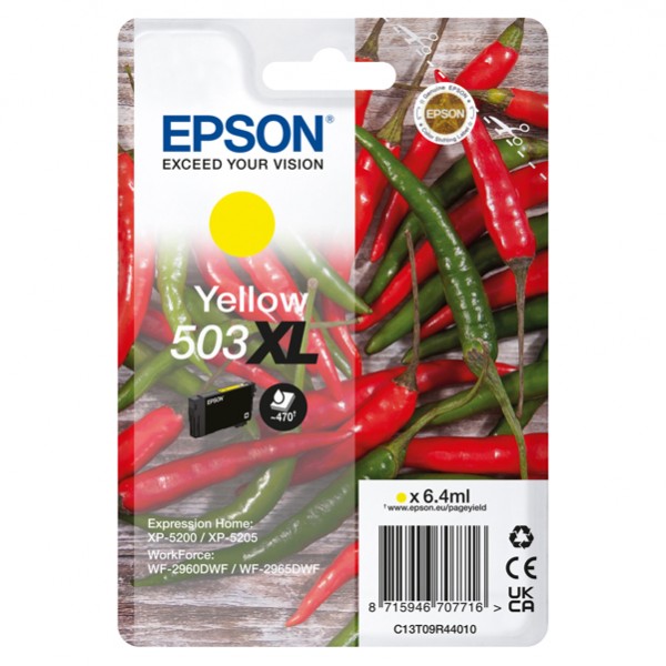 Epson - Cartuccia - Giallo - 503XL - C13T09R44010 - 6,4 ml
