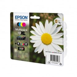 Epson - Cartuccia ink - 18XL - C/M/Y/K - C13T18164012 - C/M/Y 6,6ml cad - K 11,5ml