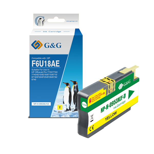 G&G - Cartuccia ink Compatibile per HP 953XL - Giallo G&G - Cartuccia ink Compatibile per HP 953XL - Giallo