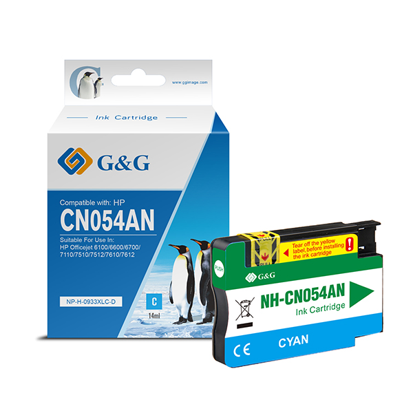 G&G - Cartuccia ink Compatibile per HP 933 - Ciano G&G - Cartuccia ink Compatibile per HP 933 - Ciano
