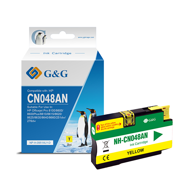 G&G - Cartuccia ink Compatibile per HP 951- Giallo G&G - Cartuccia ink Compatibile per HP 951- Giallo