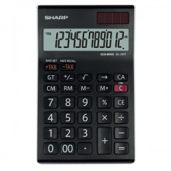Sharp - Calcolatrice da Tavolo EL-124T - 12 cifre - EL-124T