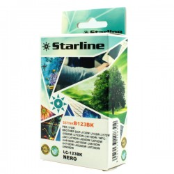 Starline - Cartuccia ink - per Brother - Nero - LC123BK  - 20,6ml