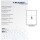 Etichette adesive - in carta - permanenti - 105 x 99 mm - 6 et/fg - 100 fogli - bianco - Starline