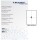 Etichette adesive - in carta - permanenti - 105 x 148,5 mm - 4 et/fg - 100 fogli - bianco - Starline