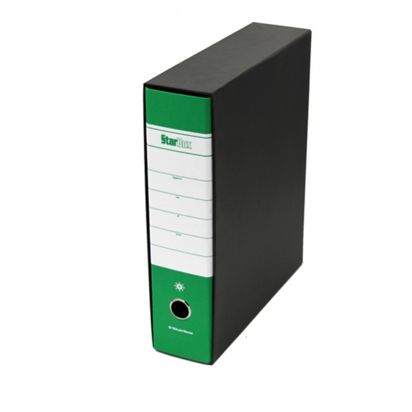Registratore Starbox sfuso - dorso 8 cm - protocollo 23 x 33 cm - verde - Starline Registratore Starbox sfuso - dorso 8 cm - protocollo 23 x 33 cm - verde - Starline