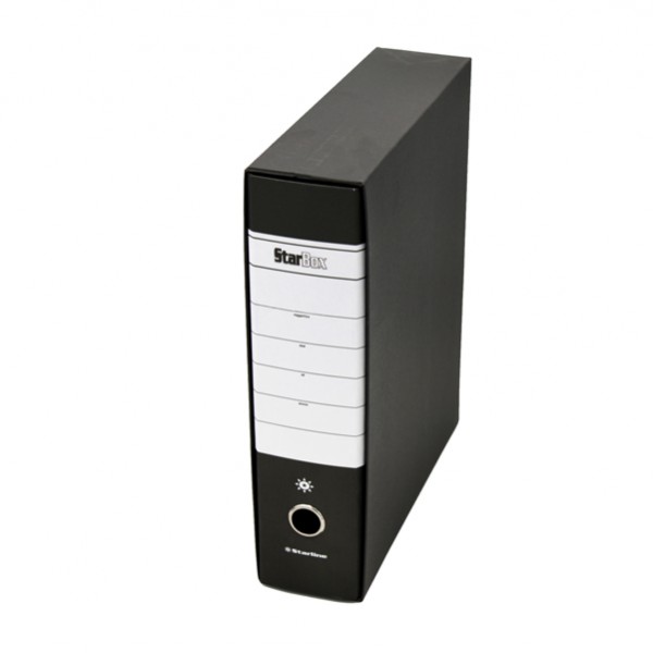 Registratore Starbox sfuso - dorso 8 cm - protocollo 23 x 33 cm - nero - Starline Registratore Starbox sfuso - dorso 8 cm - protocollo 23 x 33 cm - nero - Starline