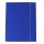 Cartella 3 lembi con elastico Queen - A4 - dorso variabile - cartone plastificato - blu - Starline