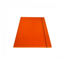 Cartella 3 lembi con elastico - 25 x 34 cm - dorso 1cm - arancio - Starline