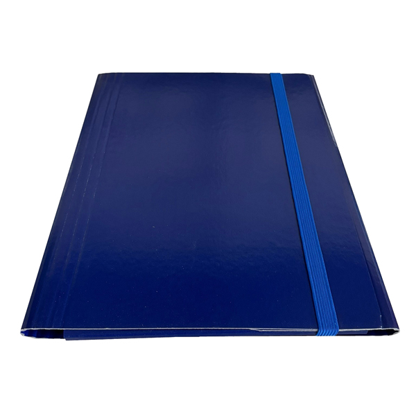 Cartella 3 lembi con elastico piatto - A4 - dorso variabile - blu - Starline Cartella 3 lembi con elastico piatto - A4 - dorso variabile - blu - Starline