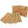 Cartella 3 lembi con elastico piatto - 25 x 35 cm - dorso variabile - cartoncino - avana - Starline
