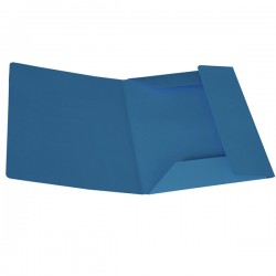 Cartellina 3 lembi - 200 gr - 25 x 34,5 cm - cartoncino bristol - blu - Starline - conf. 25 pezzi