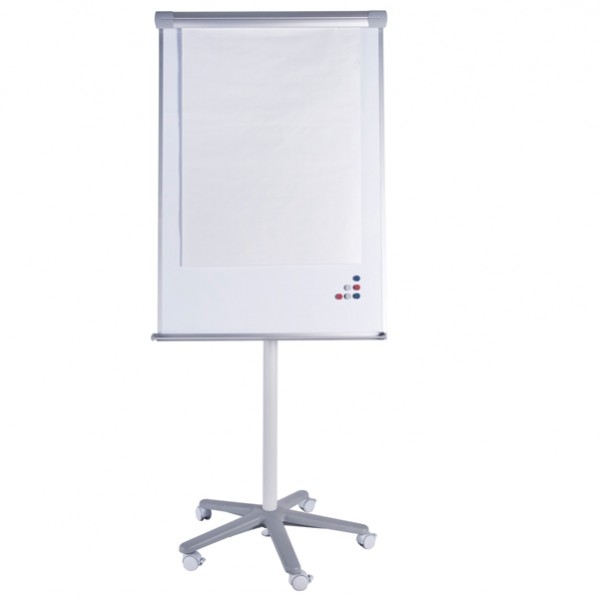 Lavagna portablocco mobile - 70 x 100 cm - bianco - Starline Lavagna portablocco mobile - 70 x 100 cm - bianco - Starline