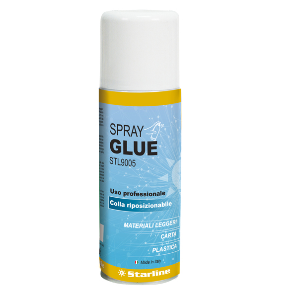 Adesivo spray - riposizionabile - 400 ml - Starline Adesivo spray - riposizionabile - 400 ml - Starline