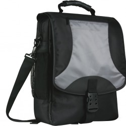 ZAINO E BORSA PORTA COMPUTER IN POLIESTERE 840D Nero