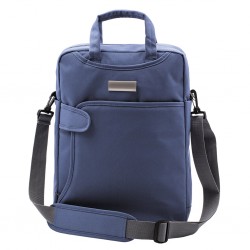 ZAINO E BORSA PORTACOMPUTER IN POLIESTERE 600D Blu navy