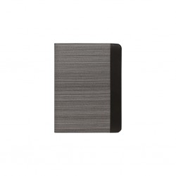 CARTELLA PORTABLOCCO IN NYLON E PU Grigio