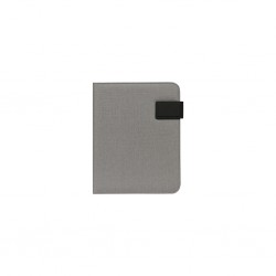 CARTELLA PORTABLOCCO IN MICROFIBRA Grigio