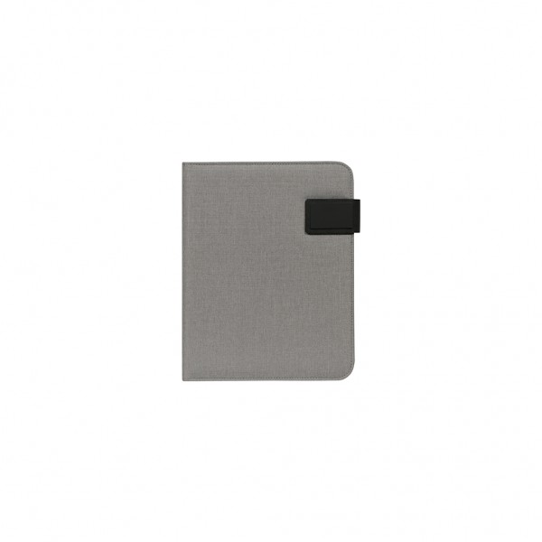 CARTELLA PORTABLOCCO IN MICROFIBRA Grigio